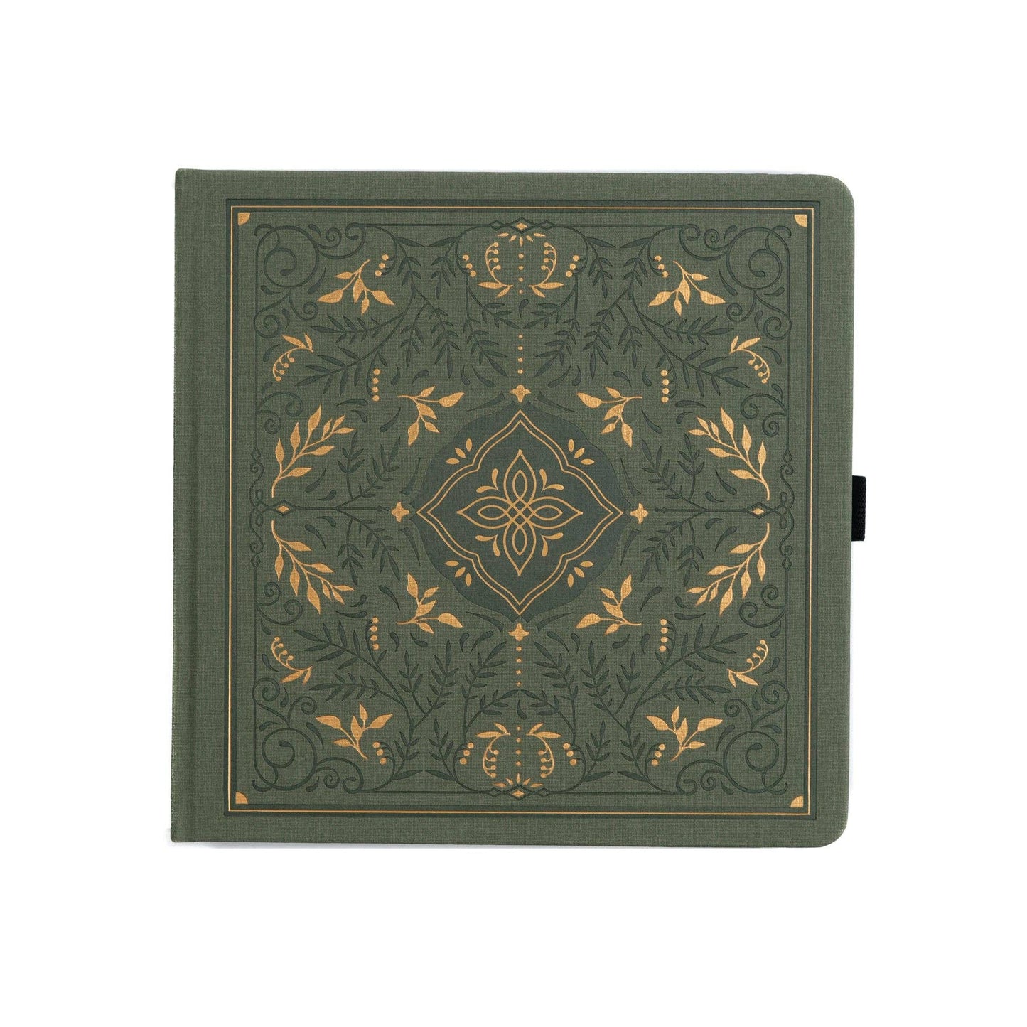 Storybook In Vintage Olive Dot Grid Notebook: Dot Grid / LS: 160 Pages
