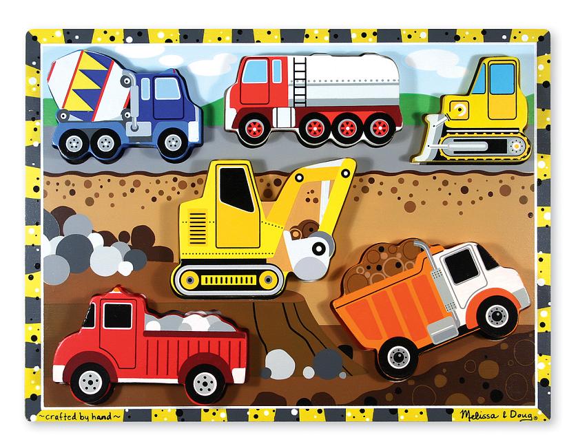 Melissa & Doug Construction Chunky Puzzle - Ingram