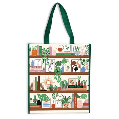 Plant Shelfie Reusable Shopping Bag by Galison