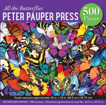 All the Butterflies 500 Piece Jigsaw Puzzle by
