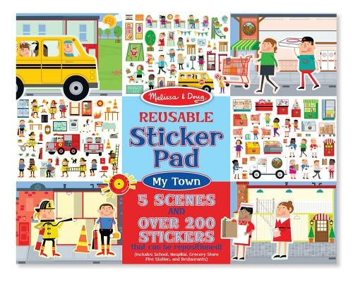 Reusable Sticker Pad - My Town by Melissa & Doug