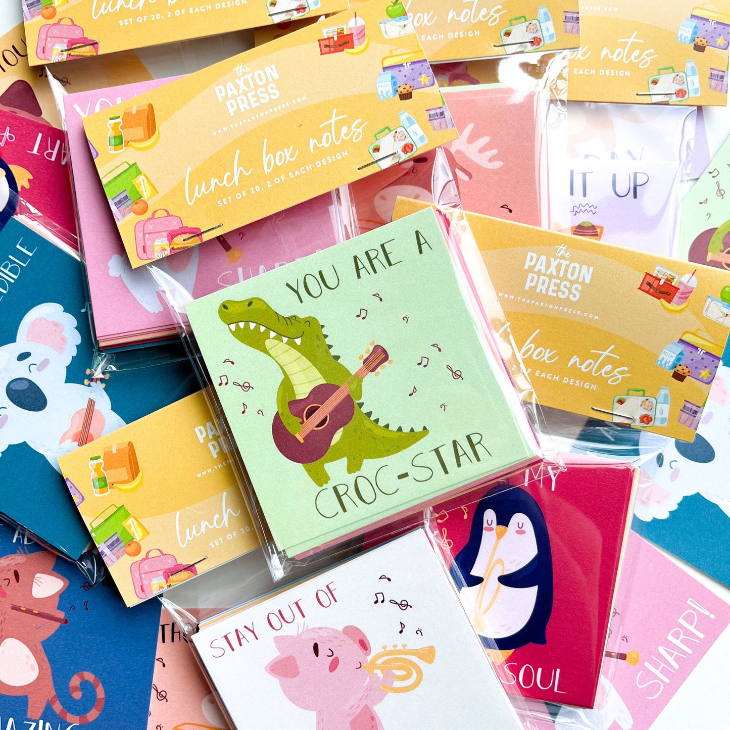 The Paxton Press - Lunch Box Notes - Musical Animals