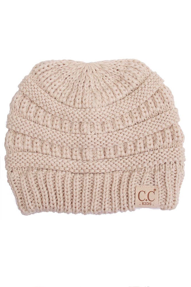 C.C Children Solid Beanie: Sage