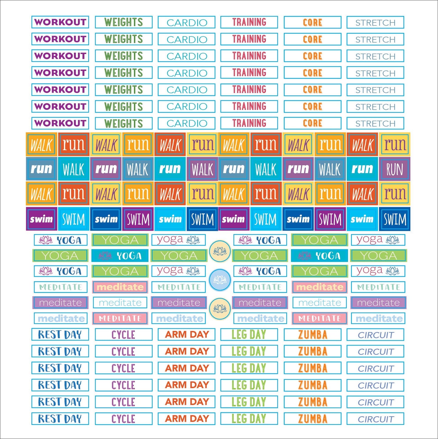 Peter Pauper Press - Plan It! A Sticker Book for All Your Productivity Needs