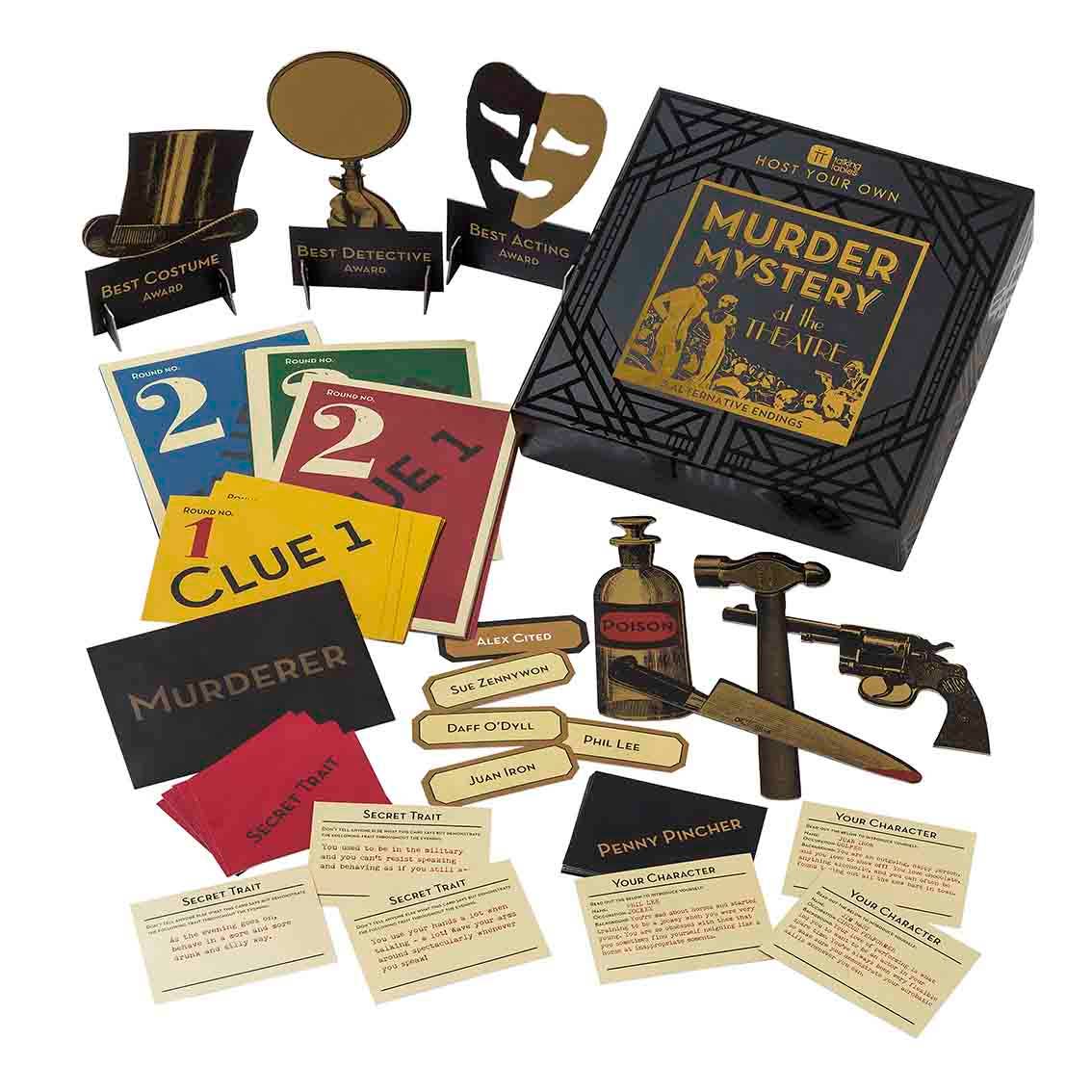 Host Your Own Murder Mystery - Reusable Game Kit