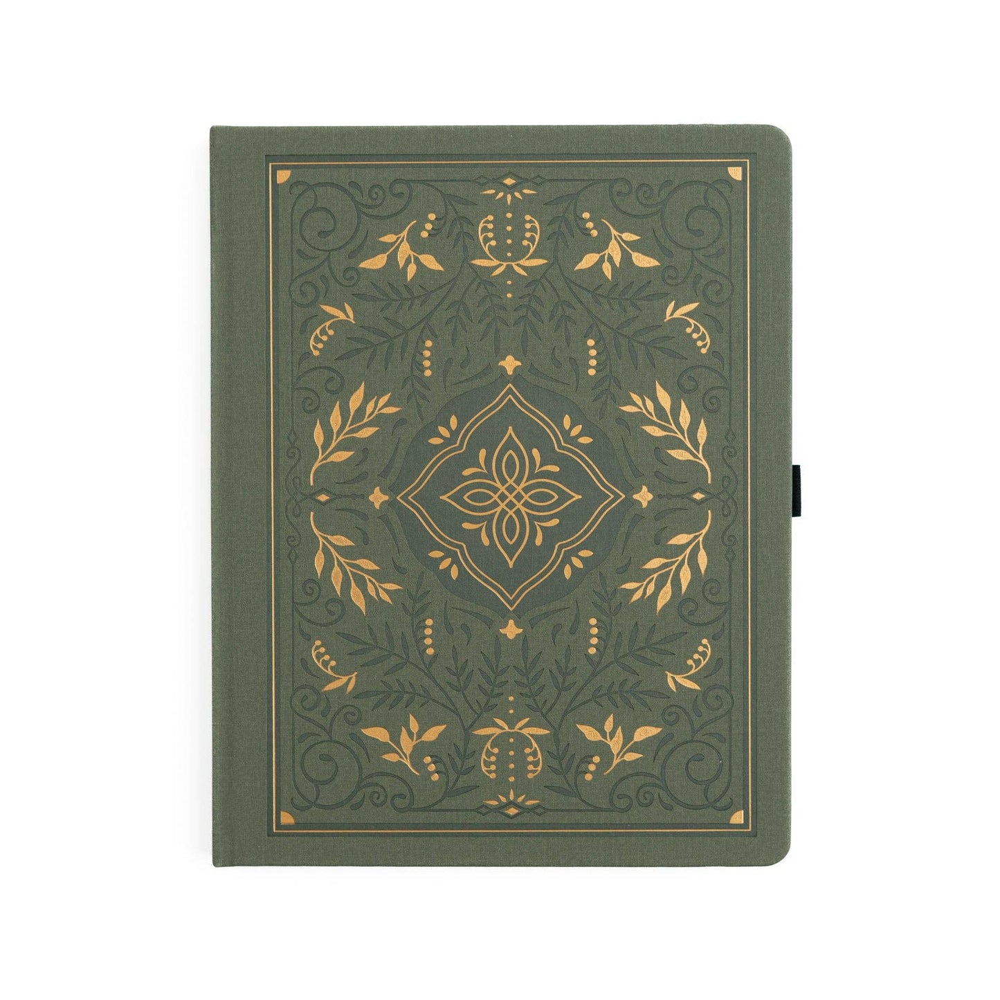 Storybook In Vintage Olive Dot Grid Notebook: Dot Grid / LS: 160 Pages