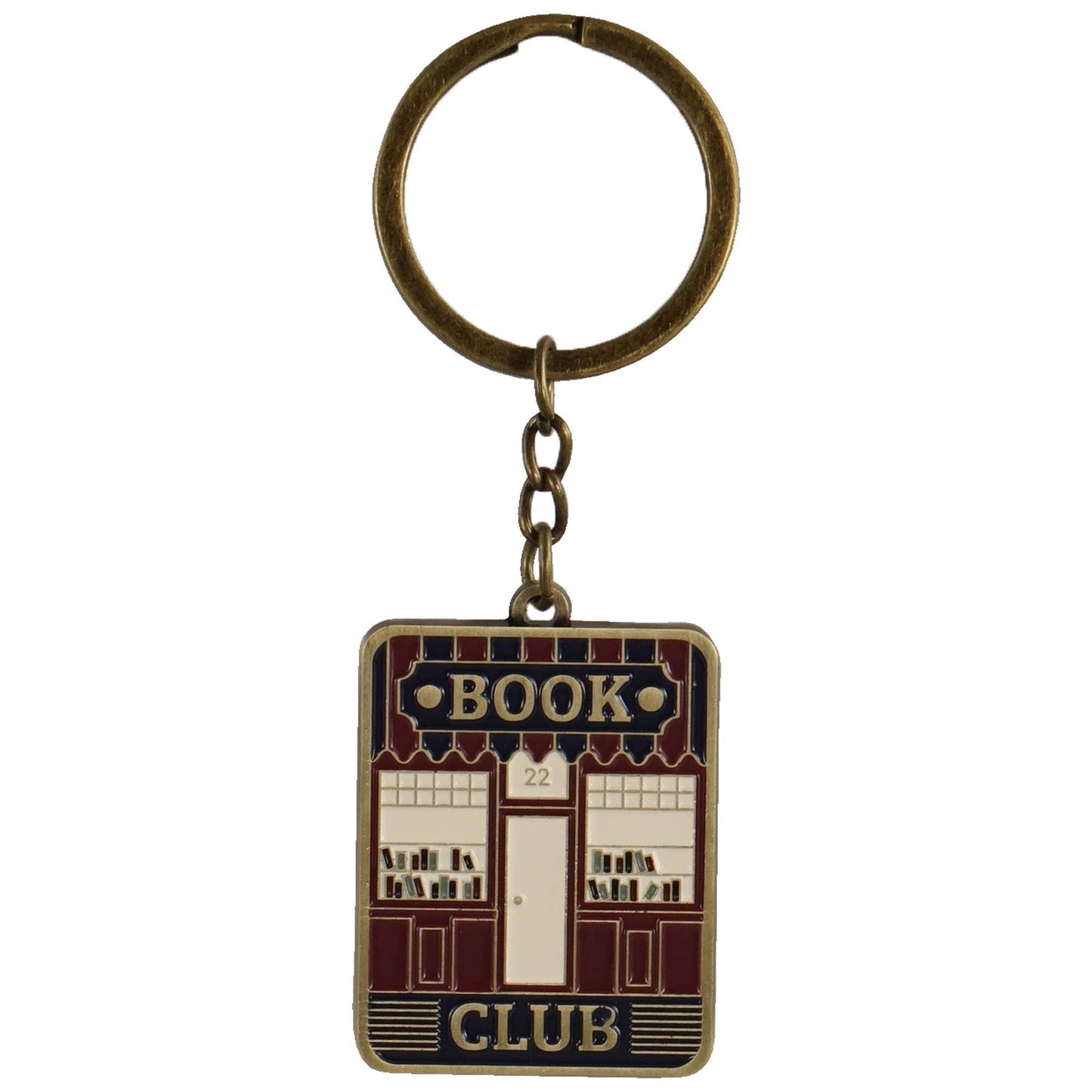 Metal Keyring – Book Club