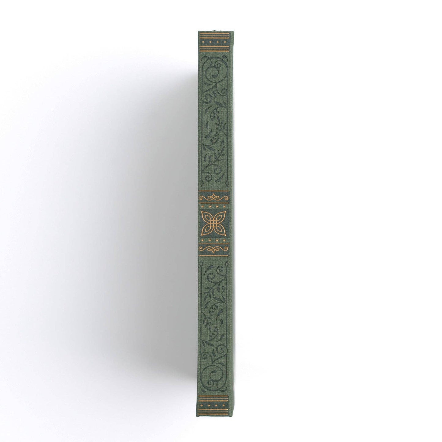 Storybook In Vintage Olive Dot Grid Notebook: Dot Grid / LS: 160 Pages