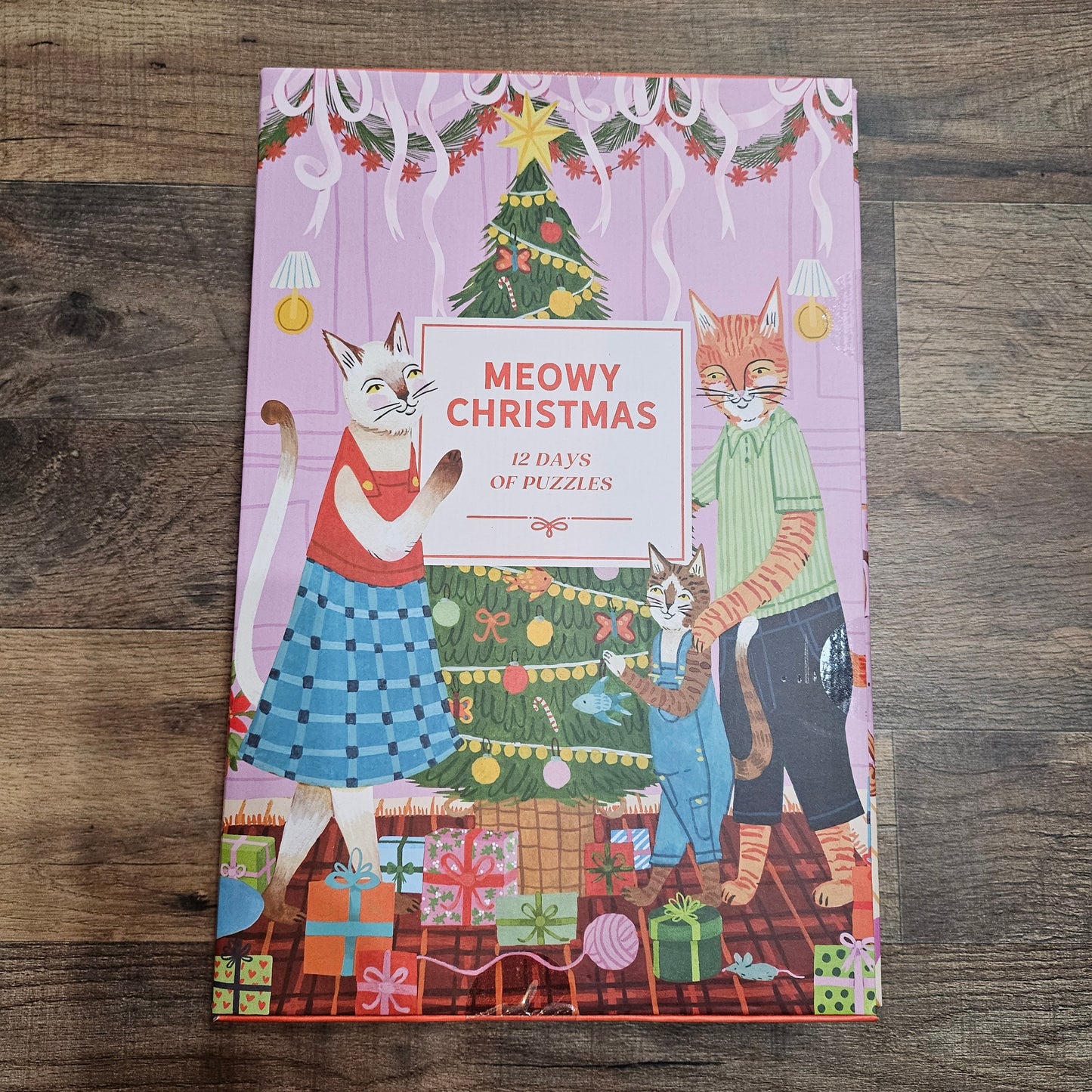 Meowy Christmas 12 Days of Puzzles 500 Piece Countdown