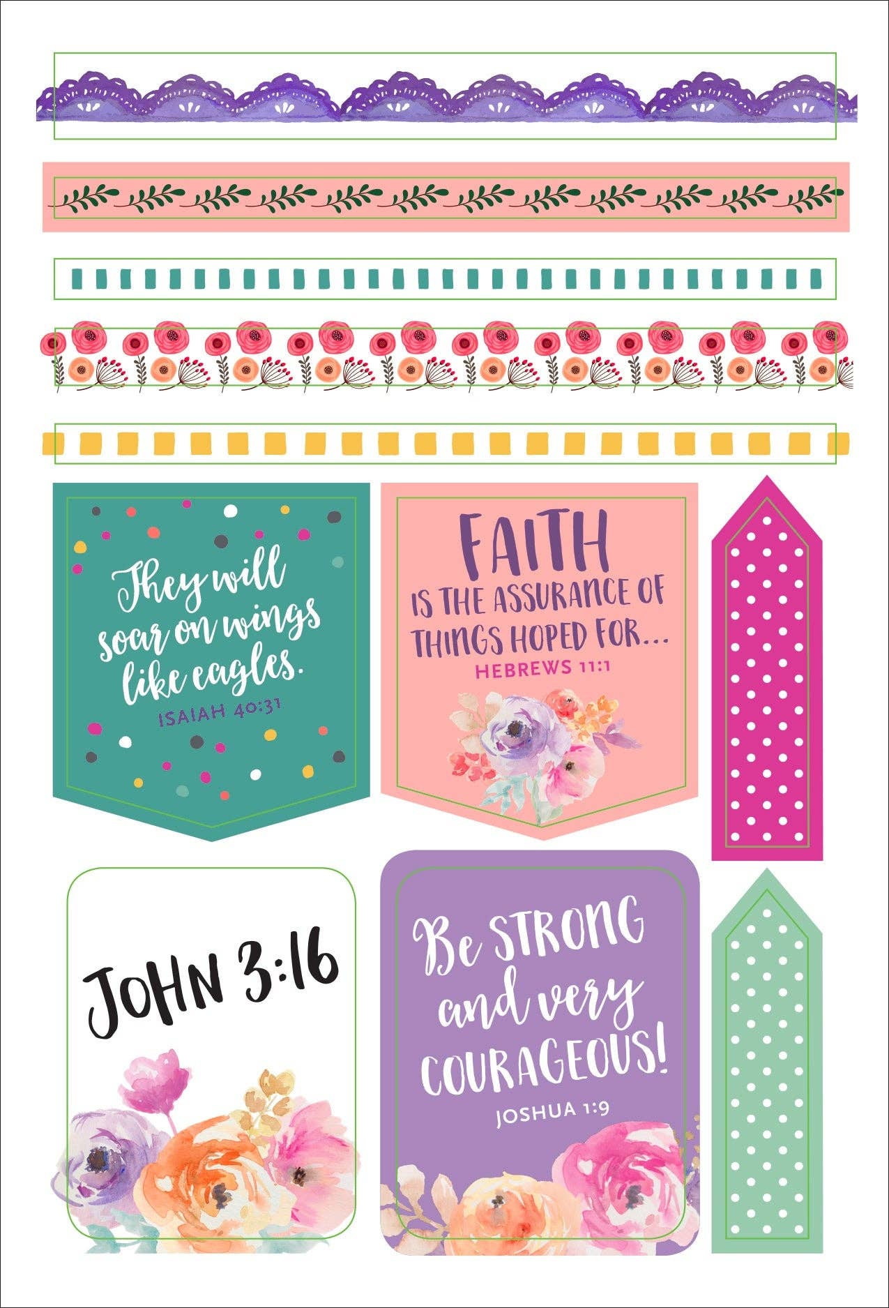 Peter Pauper Press - Essentials Faith Planner Stickers