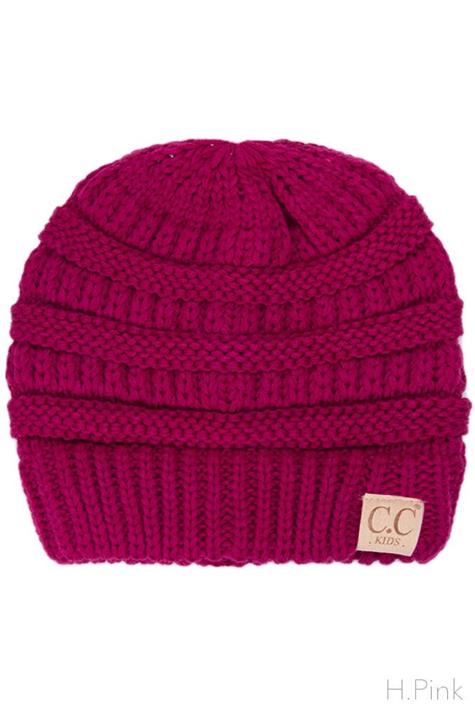 C.C Children Solid Beanie: Sage