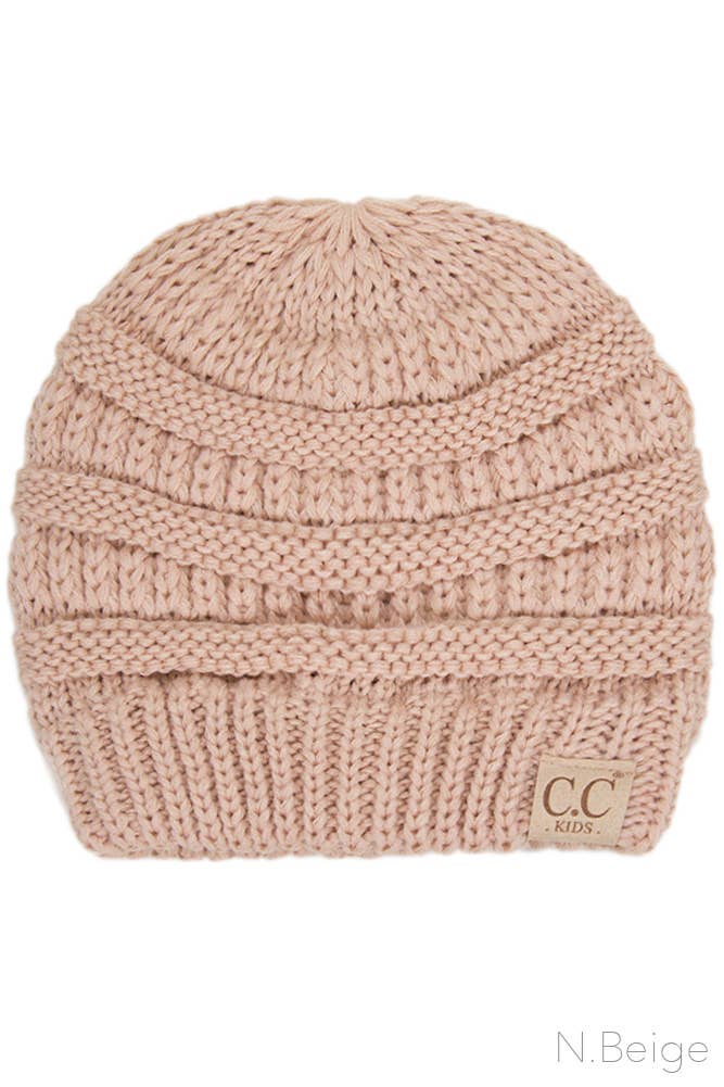 C.C Children Solid Beanie: Sage