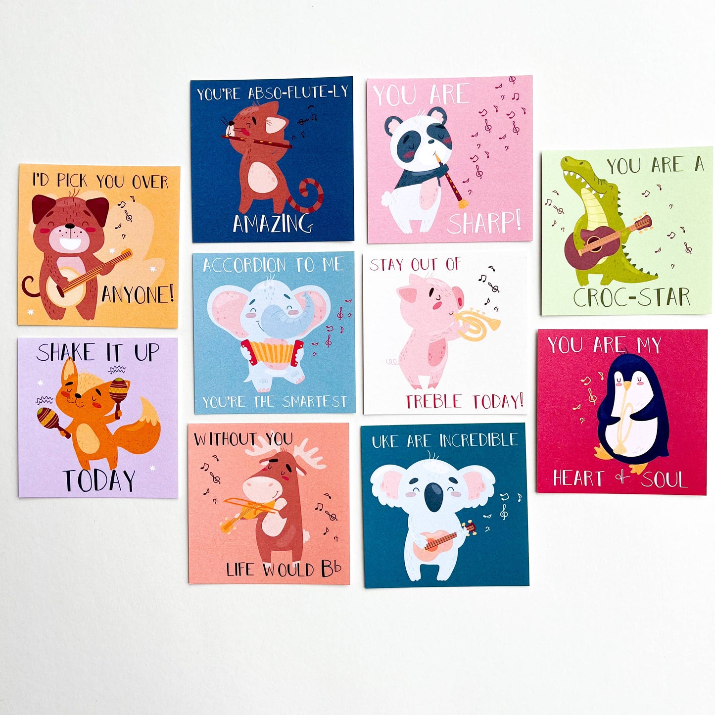 The Paxton Press - Lunch Box Notes - Musical Animals