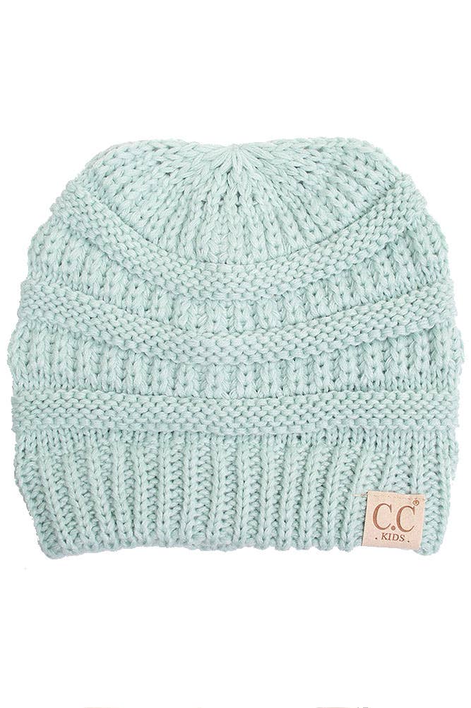 C.C Children Solid Beanie: Sage