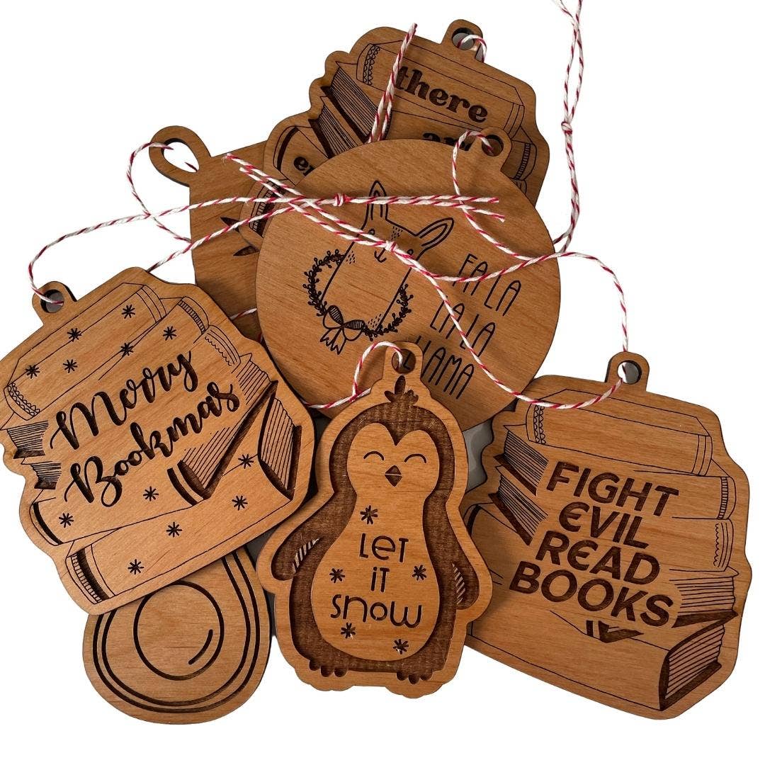 Fa La La La Llama Wooden Ornament SALE