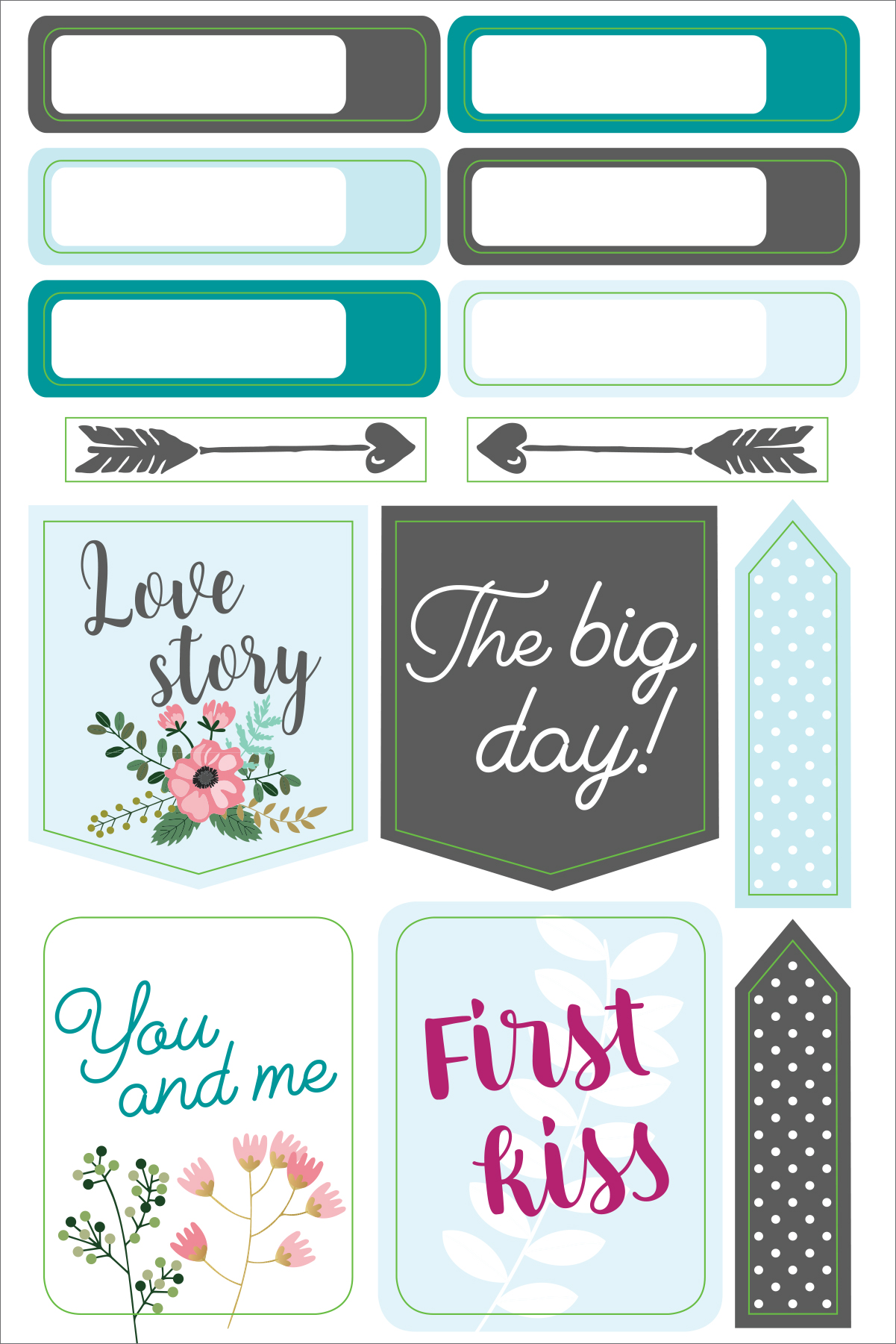 Peter Pauper Press - Essentials Wedding Planner Stickers
