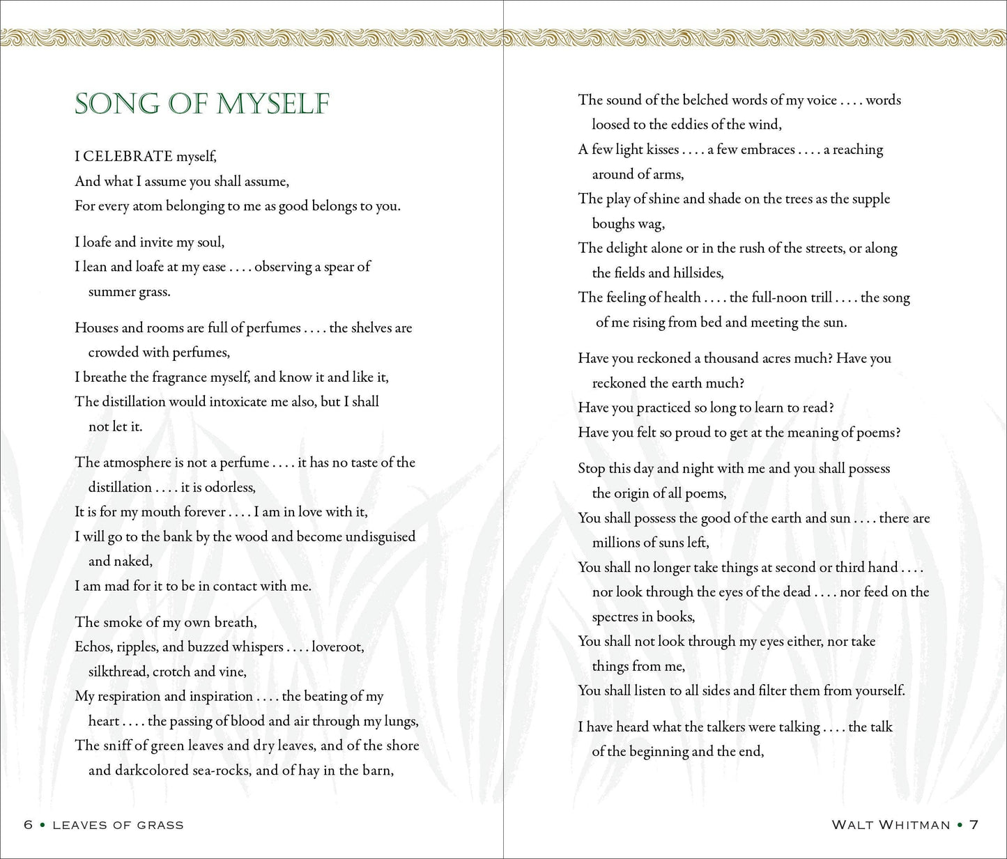 Leaves of Grass