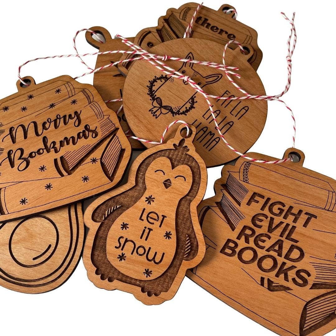 Fa La La La Llama Wooden Ornament SALE