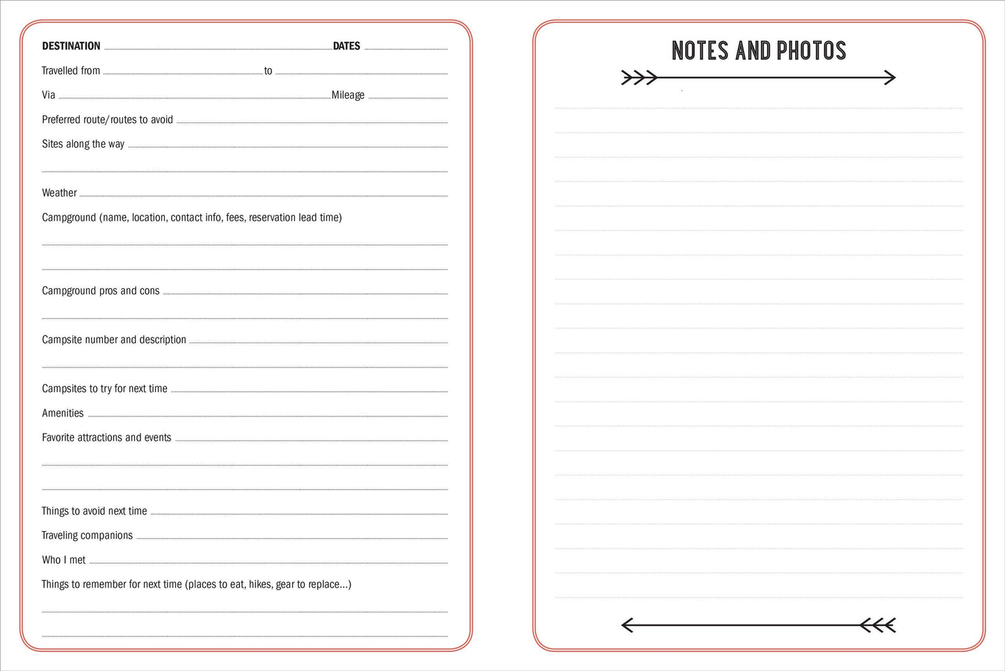 Peter Pauper Press - Camping Logbook