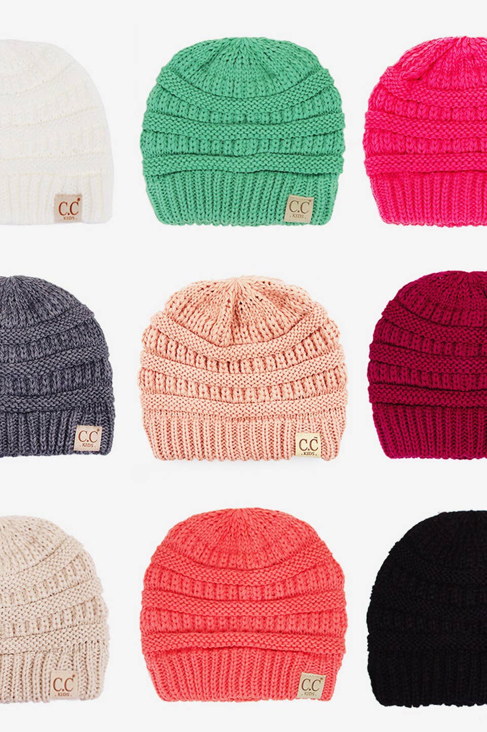 C.C Children Solid Beanie: Sage