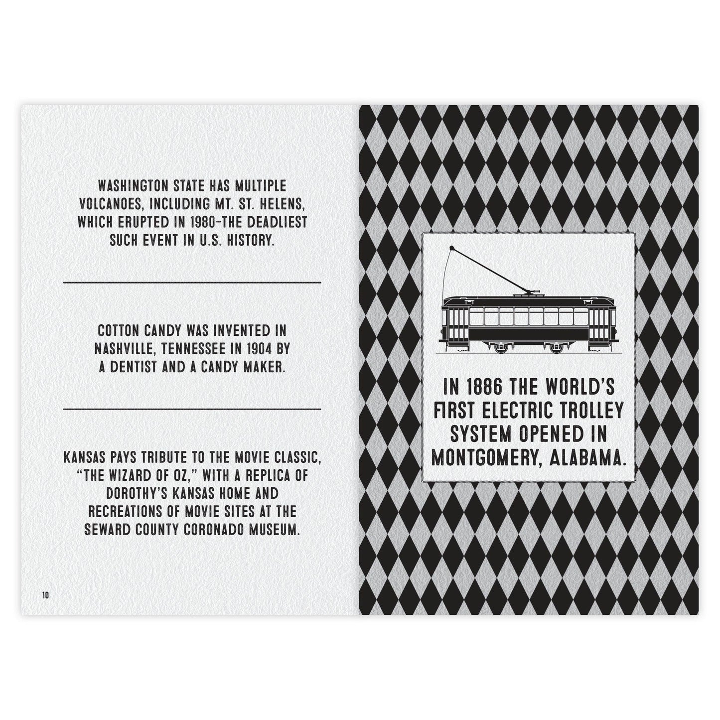 Road Trip Trivia Book