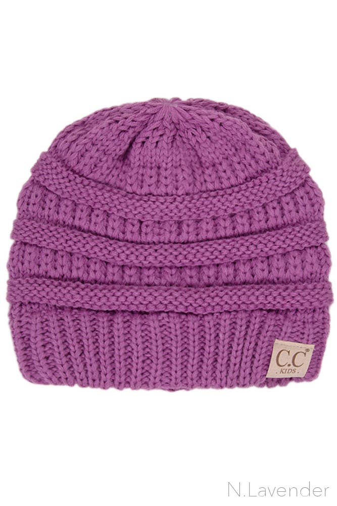 C.C Children Solid Beanie: Sage