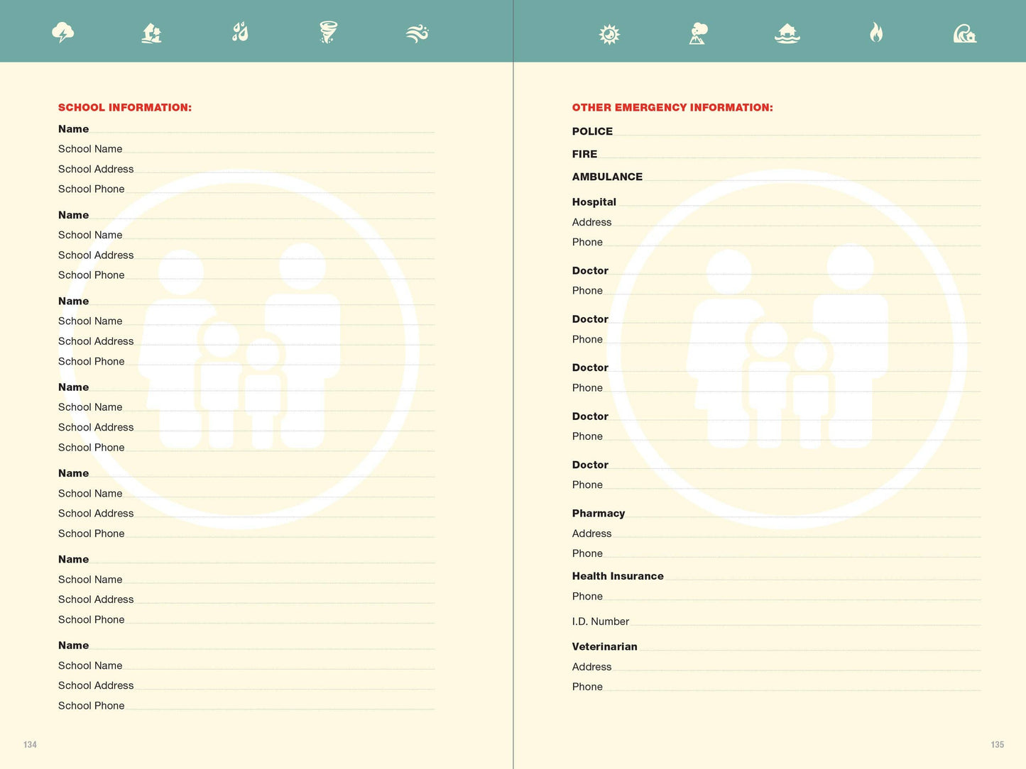 Peter Pauper Press - Emergency Preparedness Logbook