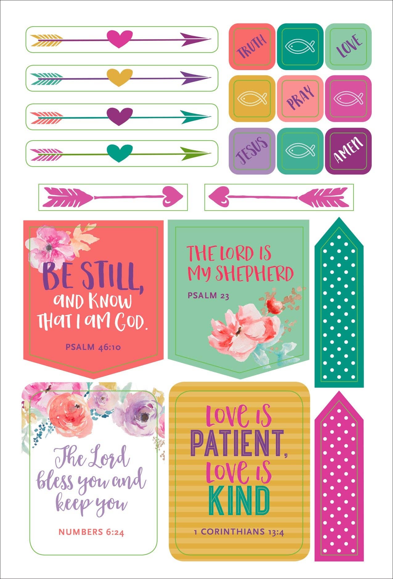 Peter Pauper Press - Essentials Faith Planner Stickers