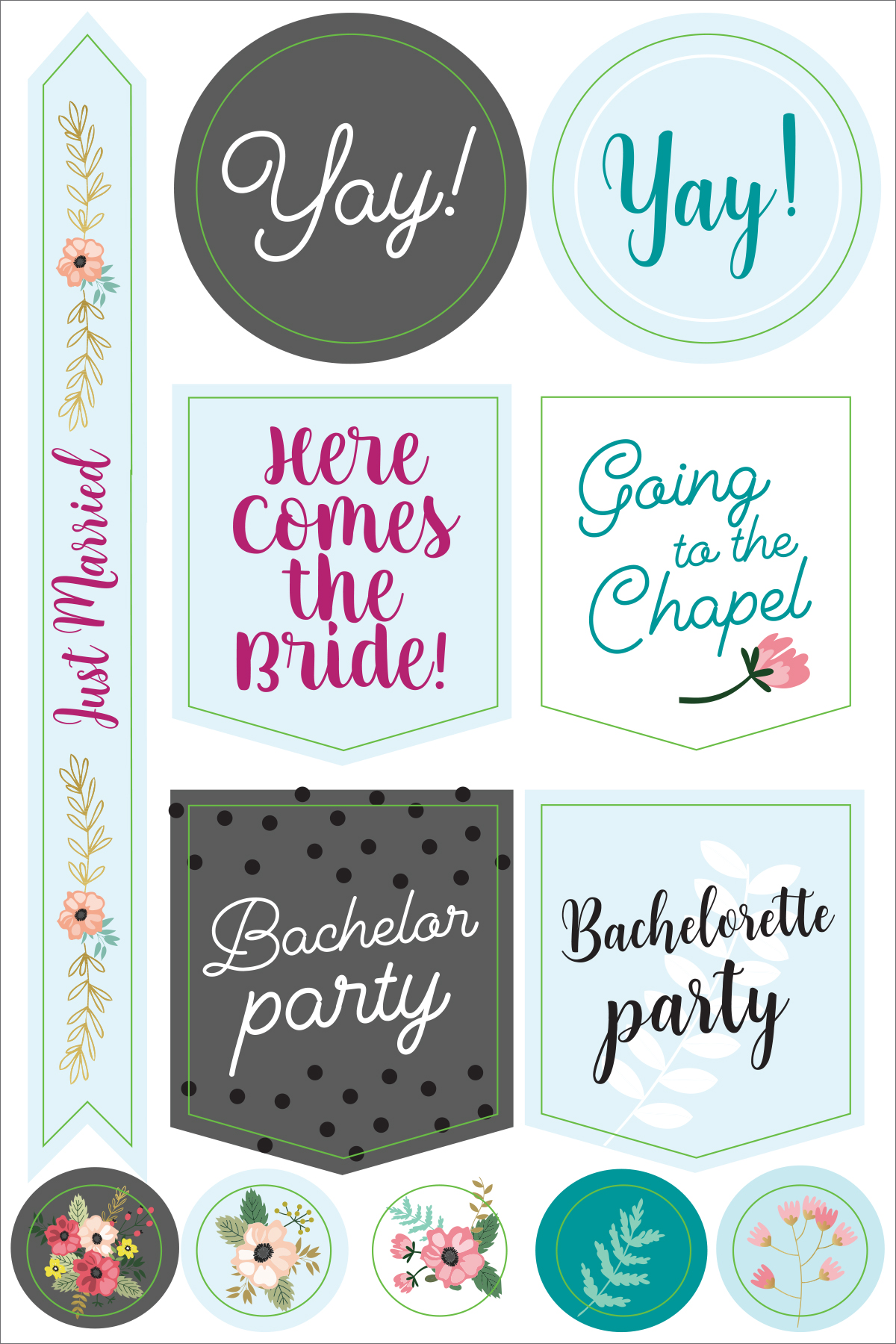 Peter Pauper Press - Essentials Wedding Planner Stickers