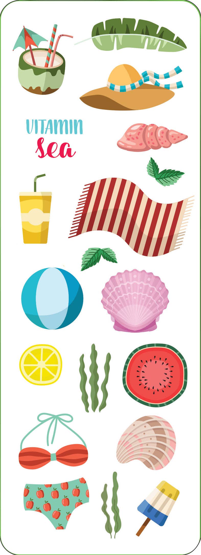 Peter Pauper Press - Beach Sticker Set