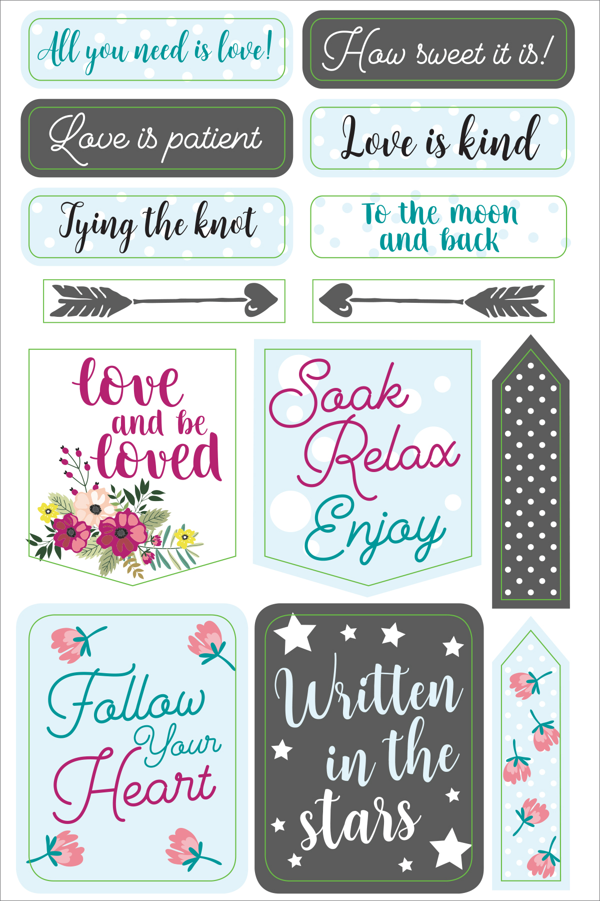 Peter Pauper Press - Essentials Wedding Planner Stickers