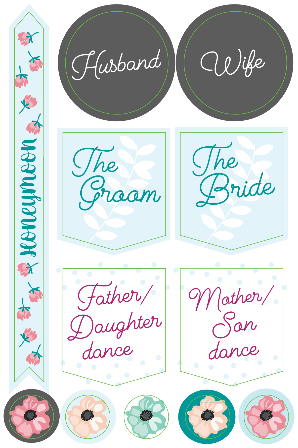 Peter Pauper Press - Essentials Wedding Planner Stickers