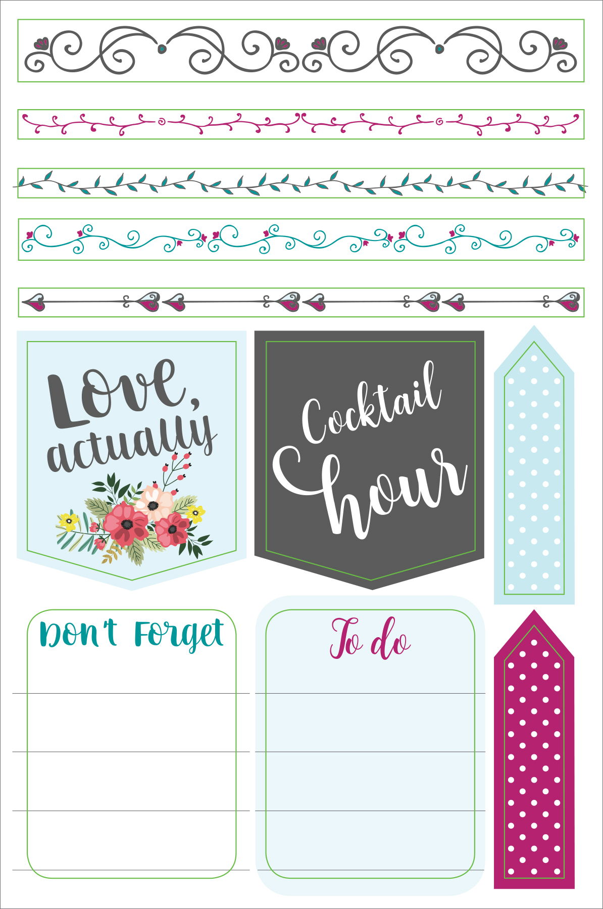 Peter Pauper Press - Essentials Wedding Planner Stickers