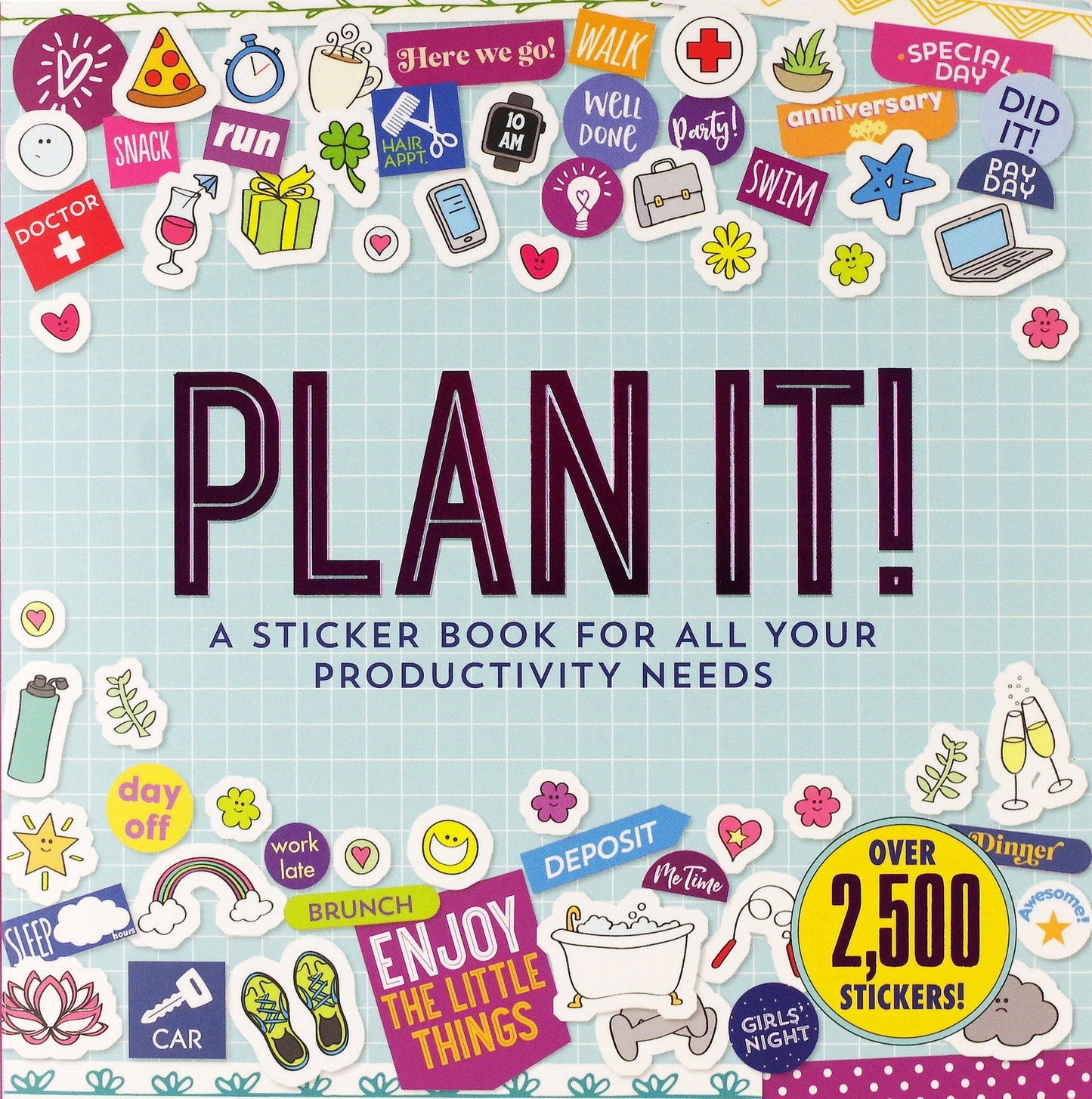Peter Pauper Press - Plan It! A Sticker Book for All Your Productivity Needs