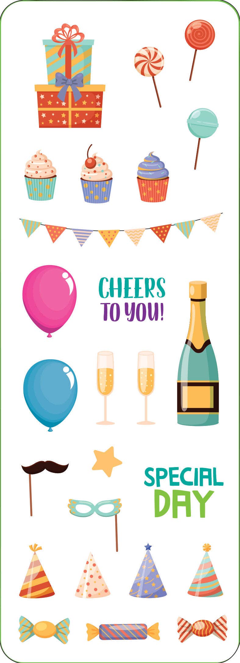 Peter Pauper Press - Birthday Sticker Set