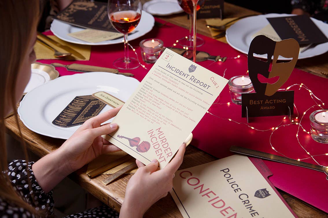 Host Your Own Murder Mystery - Reusable Game Kit