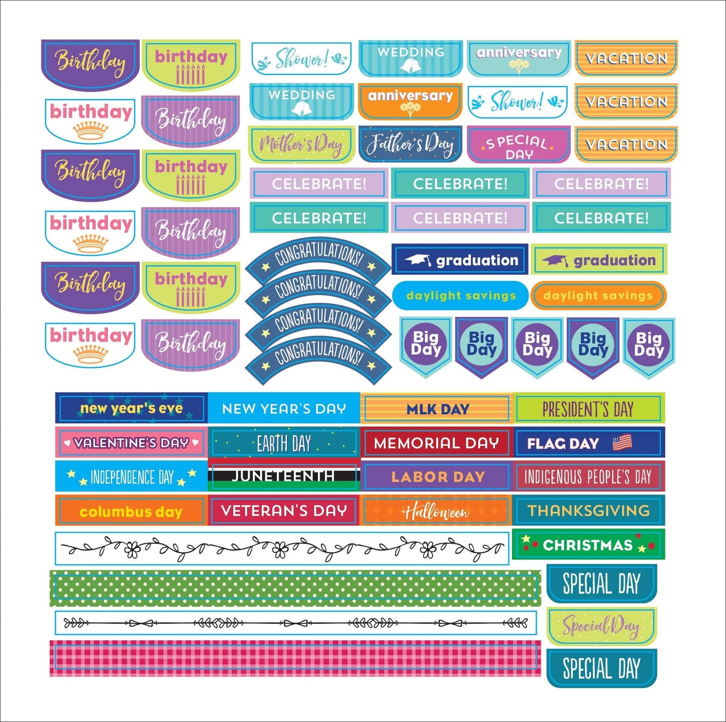 Peter Pauper Press - Plan It! A Sticker Book for All Your Productivity Needs