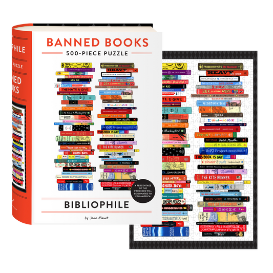 Bibliophile Banned Books - 500pc Puzzle