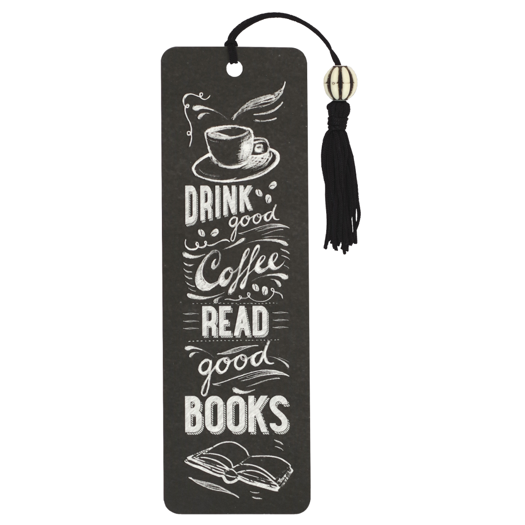 Peter Pauper Press - Coffee & Books Beaded Bookmark