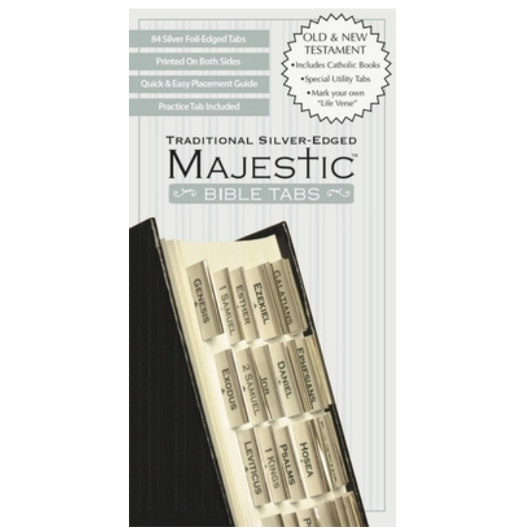 Majestic Traditional Silver-Edged Bible Tabs