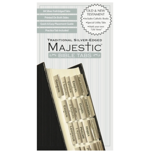 Majestic Traditional Silver-Edged Bible Tabs