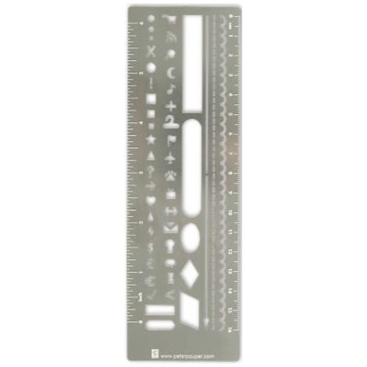 Metal Stencil Bookmark