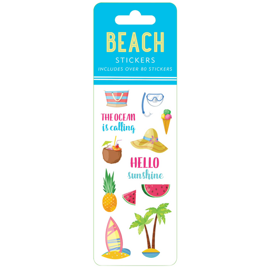 Peter Pauper Press - Beach Sticker Set