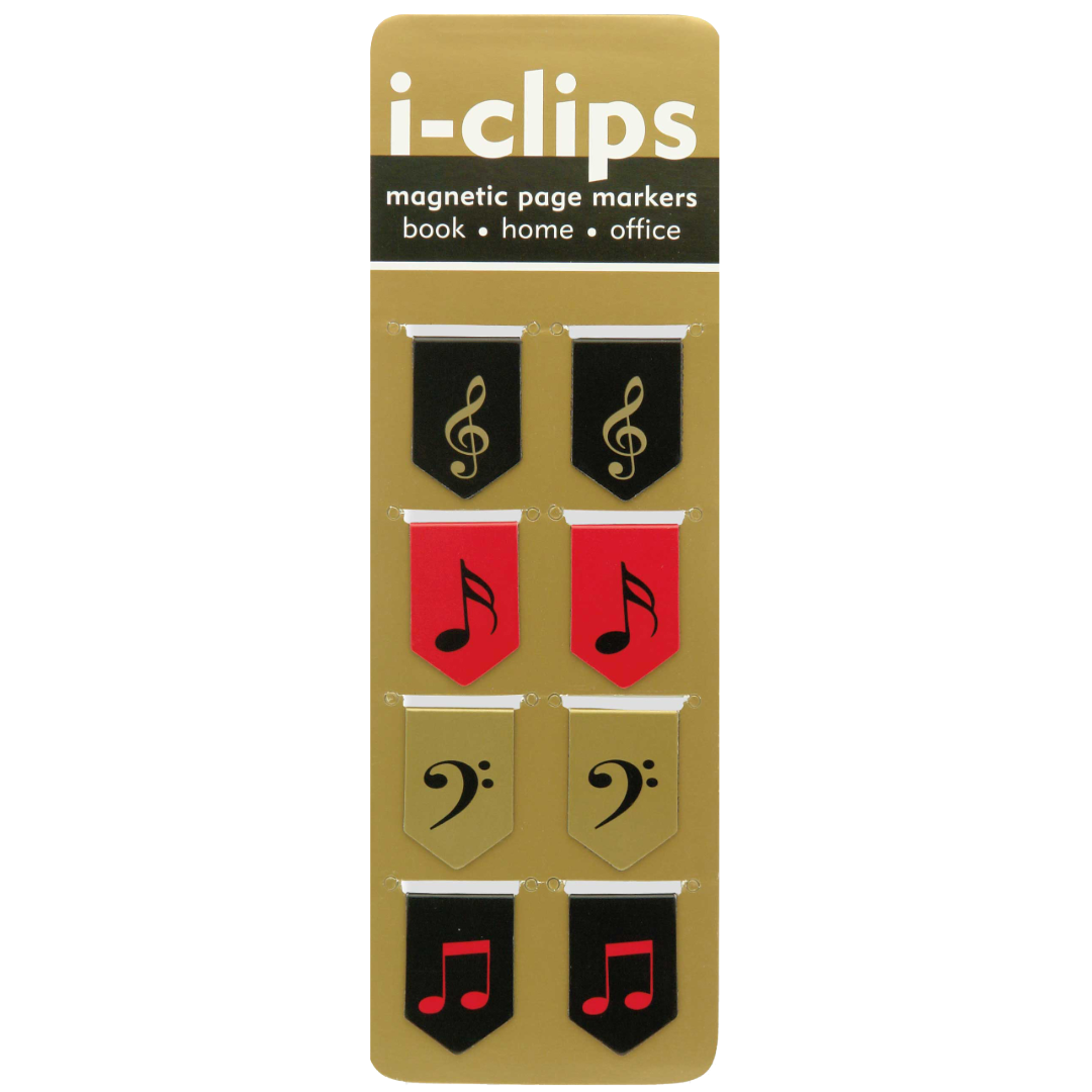 Peter Pauper Press - Music i-clips Magnetic Page Markers