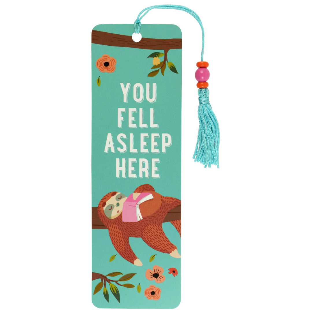 You Fell Asleep Here Beaded Bookmark
