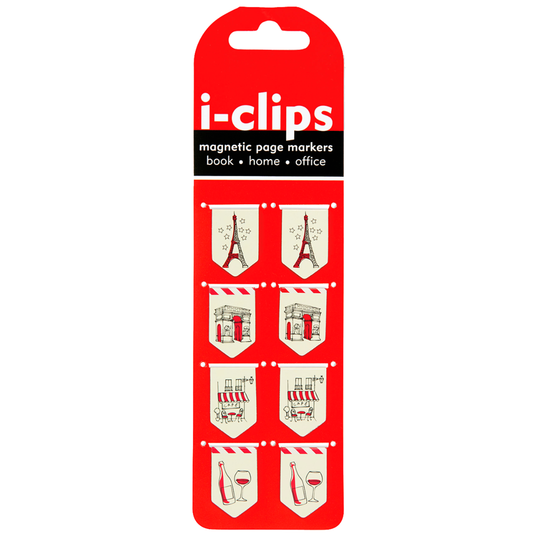 Peter Pauper Press - Paris i-Clips Magnetic Page Markers