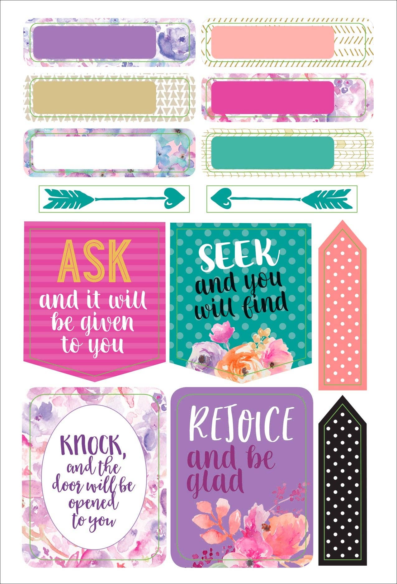 Peter Pauper Press - Essentials Faith Planner Stickers