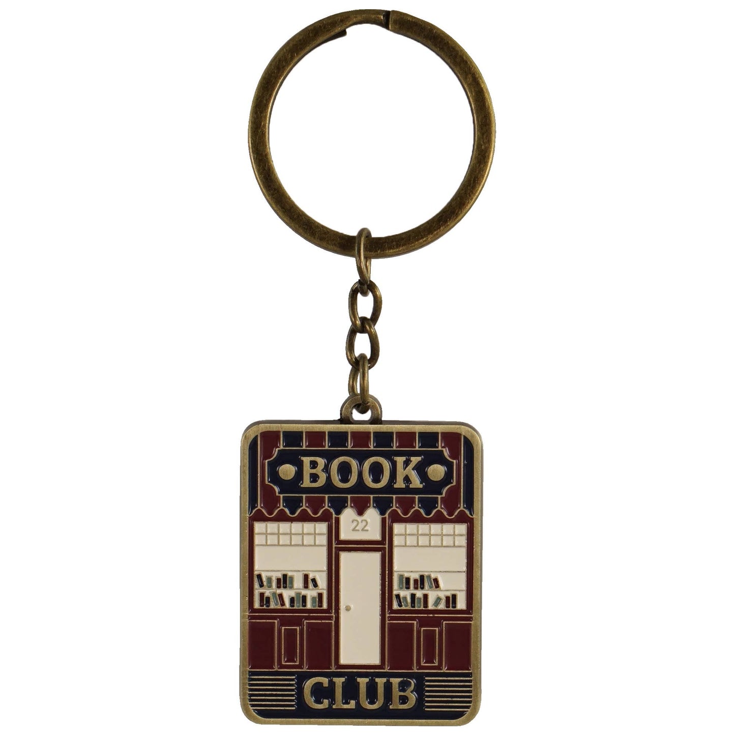 Metal Keyring – Book Club