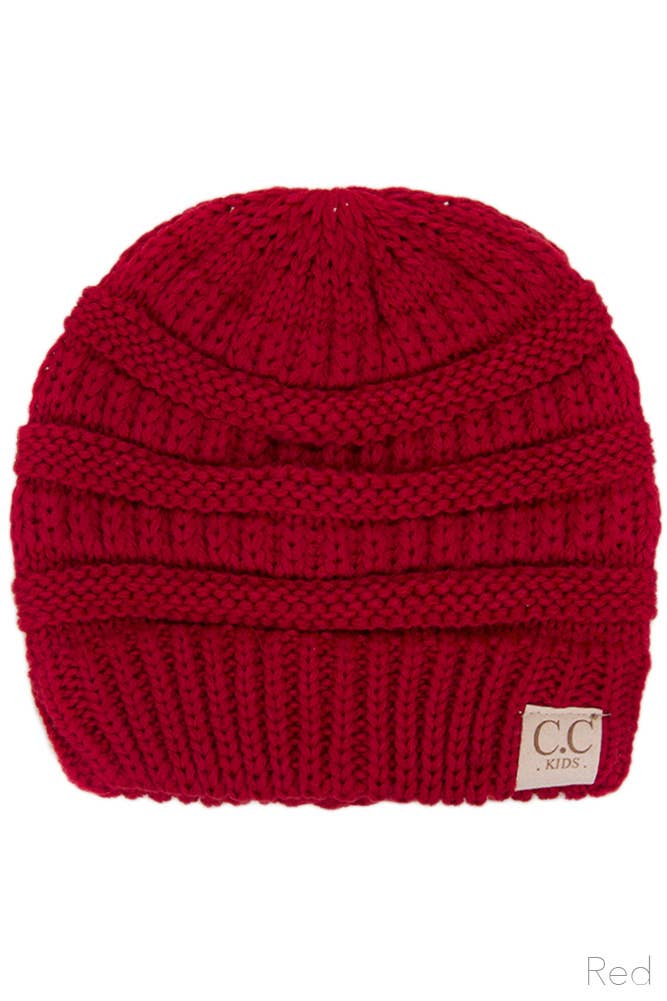 C.C Children Solid Beanie: Sage