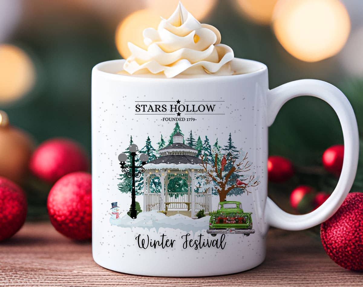 Star Hollow Winter Fest - Gilmore Inspired Coffee Mug : 11oz White
